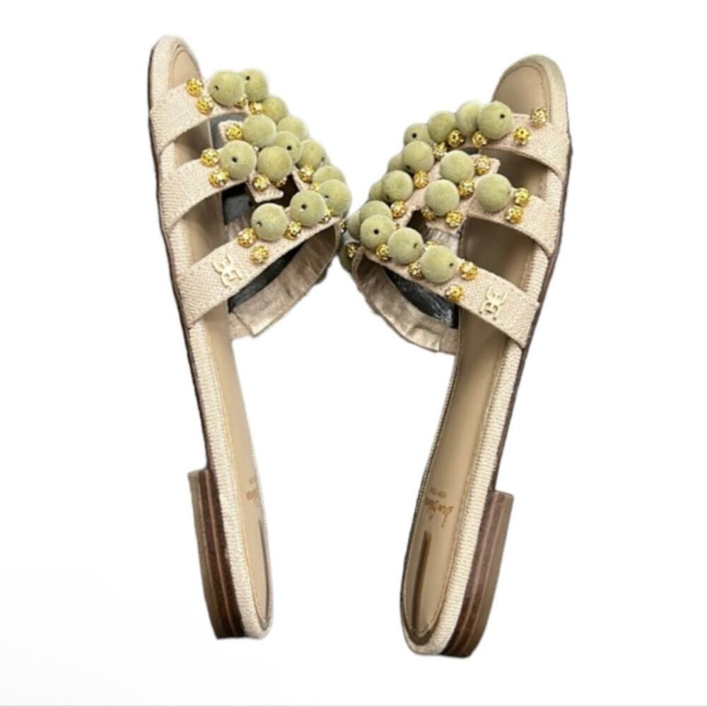 Sam Edelman Bay Embellished Slide Flat Sandal Size 7.5 - Picture 5 of 12